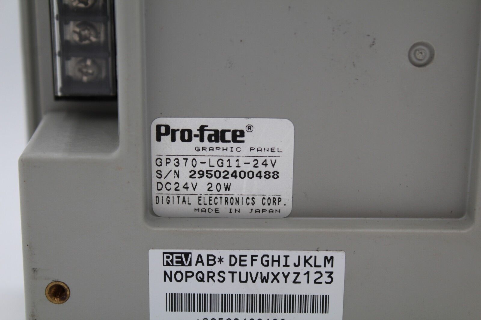 Pro-Face GP370-LG11-24V Graphic Panel