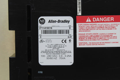 Allen-Bradley 2711-K10C15 PanelView 1000 Operator Interface Panel