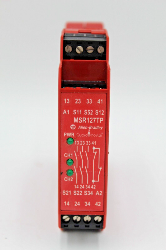 Allen-Bradley 440R-N23132 Safety Relay (Missing ONE Wire Harness)