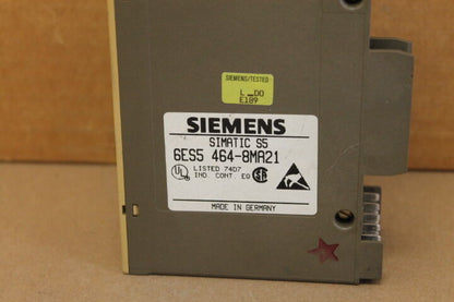SIEMENS 6ES5464-8MA21 ANALOG INPUT