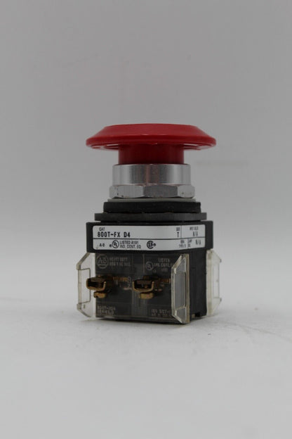 Allen-Bradley 800T-FX D4  2-Position Red Push-Pull E-Stop