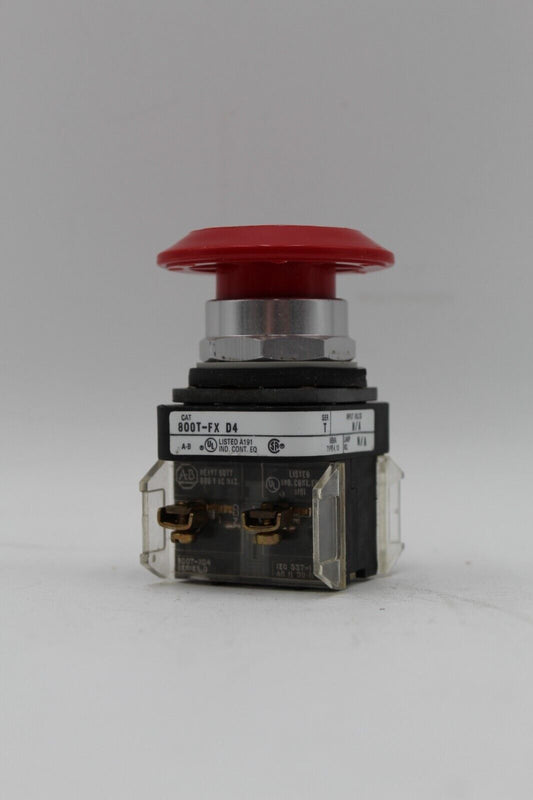 Allen-Bradley 800T-FX D4  2-Position Red Push-Pull E-Stop
