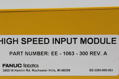 Fanuc EE-1063-300 High Speed Input Module
