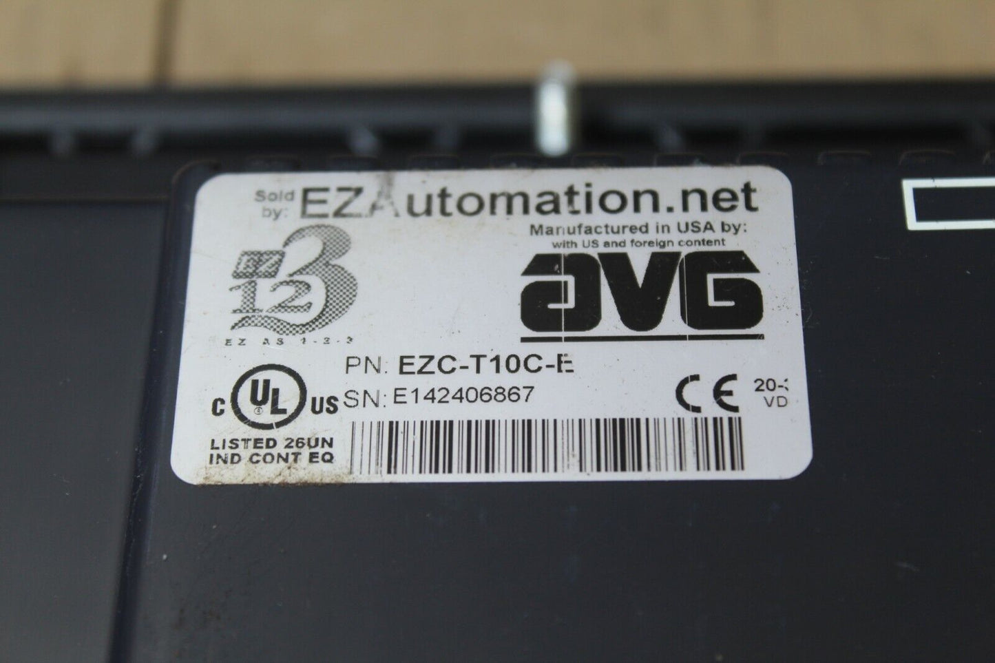 AVG Ez Automation EZ-T10C-E Touchscreen Operator Interface