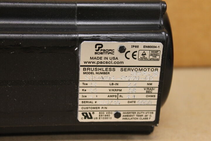 PACIFIC SCIENTIFIC S31HMNA-RNNM-0 BRUSHLESS SERVO MOTOR
