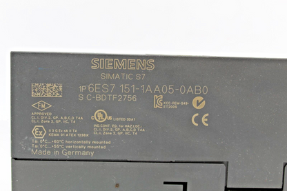 Siemens 6ES7 151-1AA05-0AB0 Simatic Interface Module