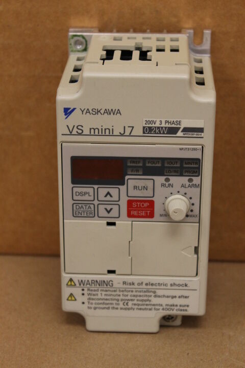 YASKAWA CIMR-J7AA20P2 VS MINI J7 DRIVE