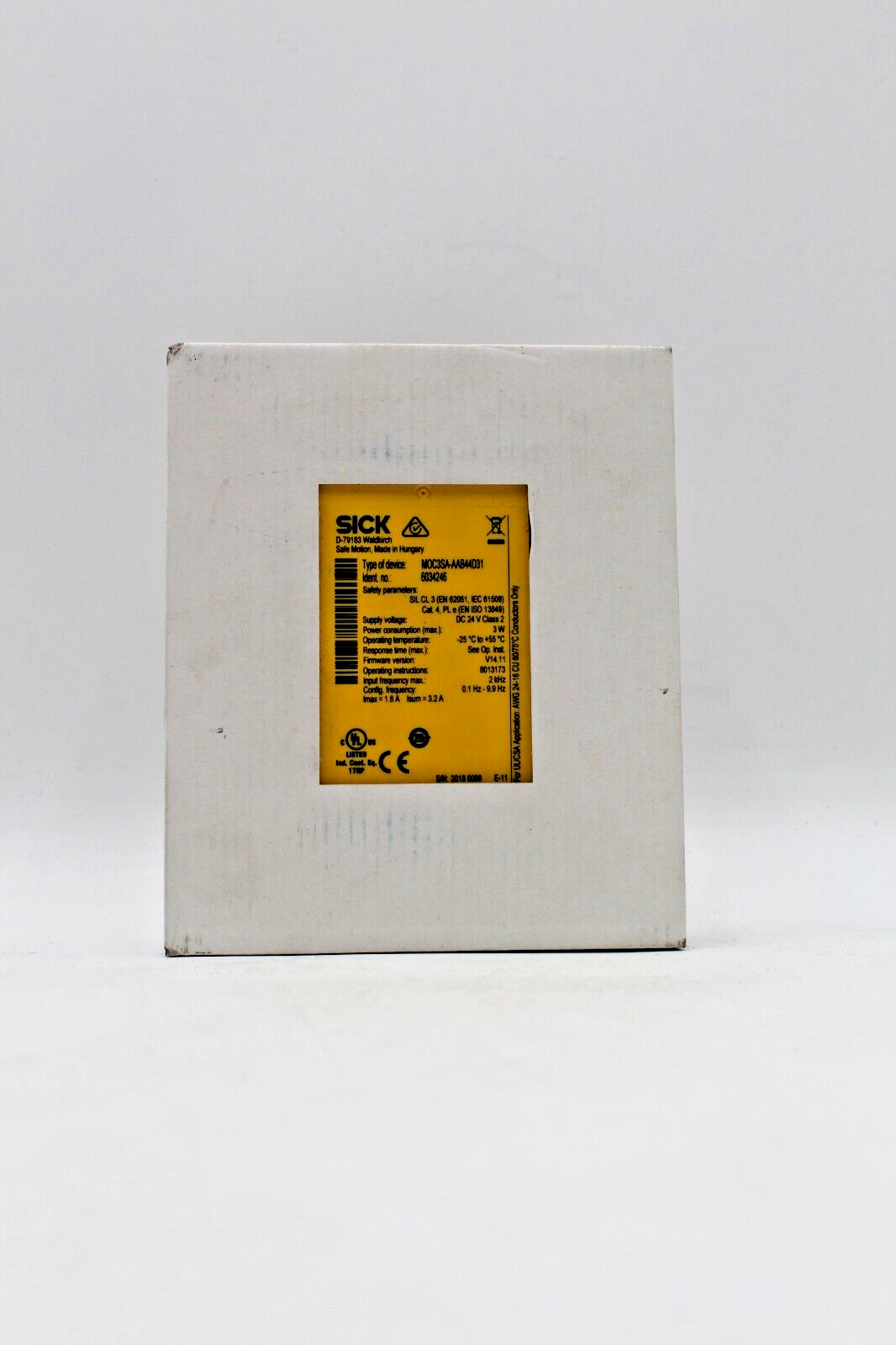 SICK MOC3SA-AAB44D31 Safety Controller