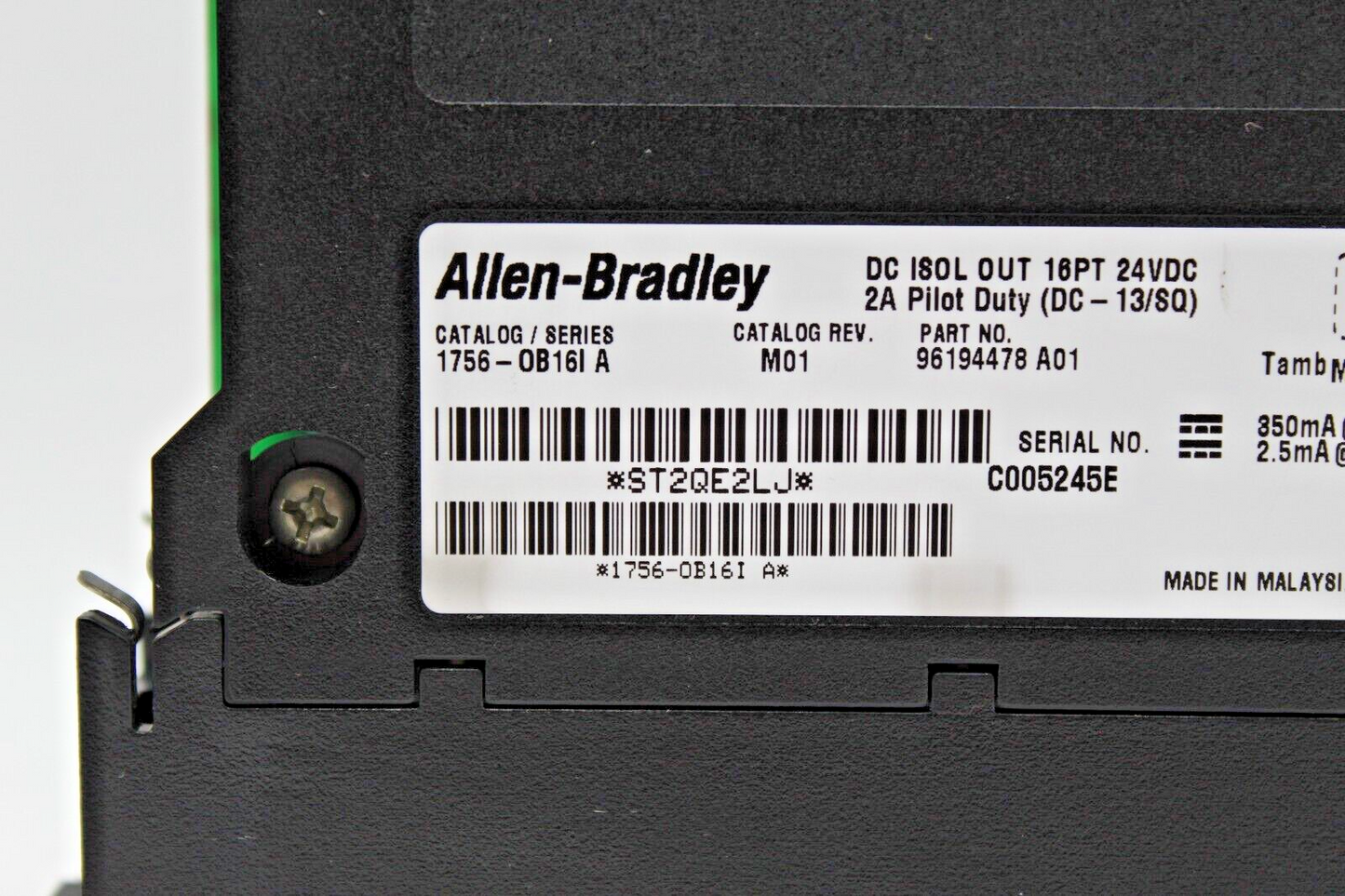 Allen-Bradley 1756-OB16I DC 16 Pt Isolated Output Module