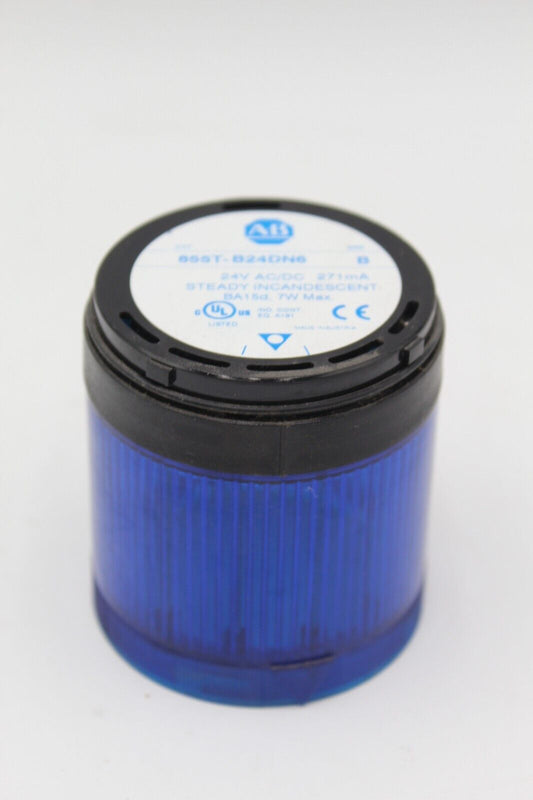 ALLEN-BRADLEY 855T-B24DN6 BLUE STACK LIGHT WITH BULB