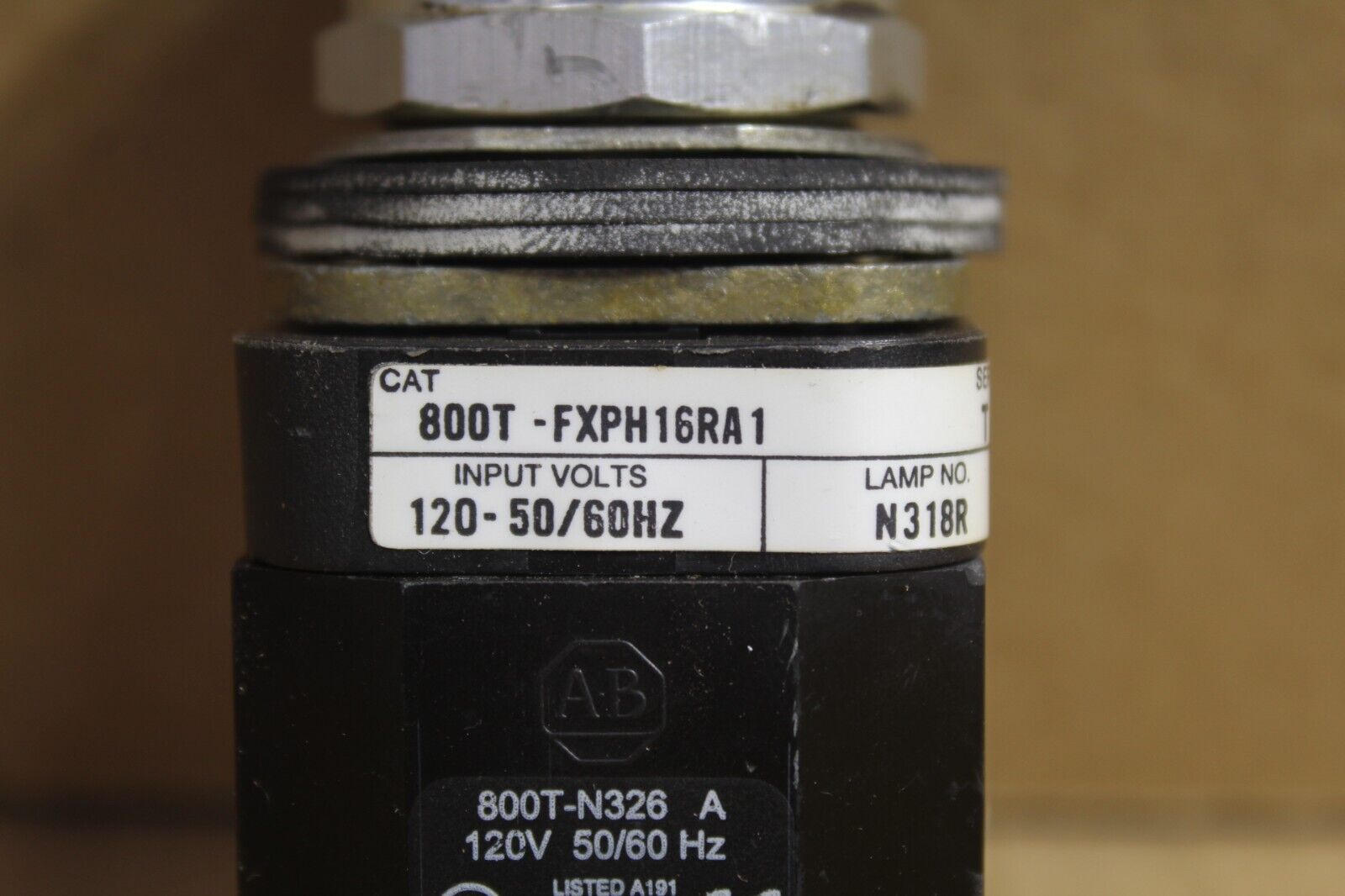 Allen Bradley 800T-FXPH16RA1 E-Stop Push Button