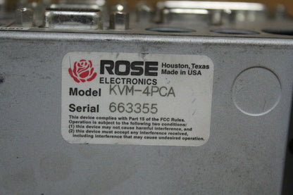 Rose Electronics KVM-4PCA KVM Switch