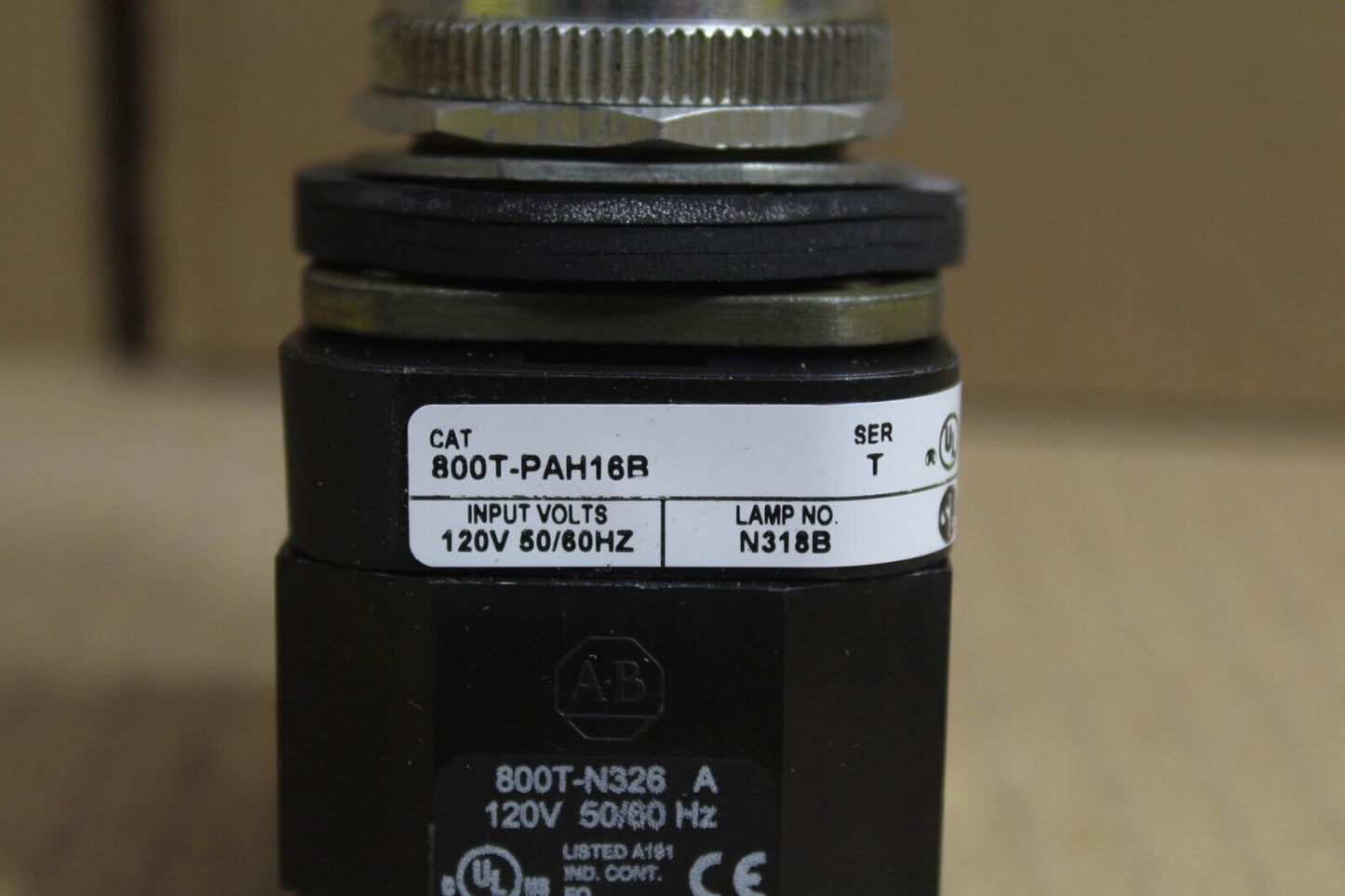 Allen Bradley 800T-PAH16B Blue Push Button