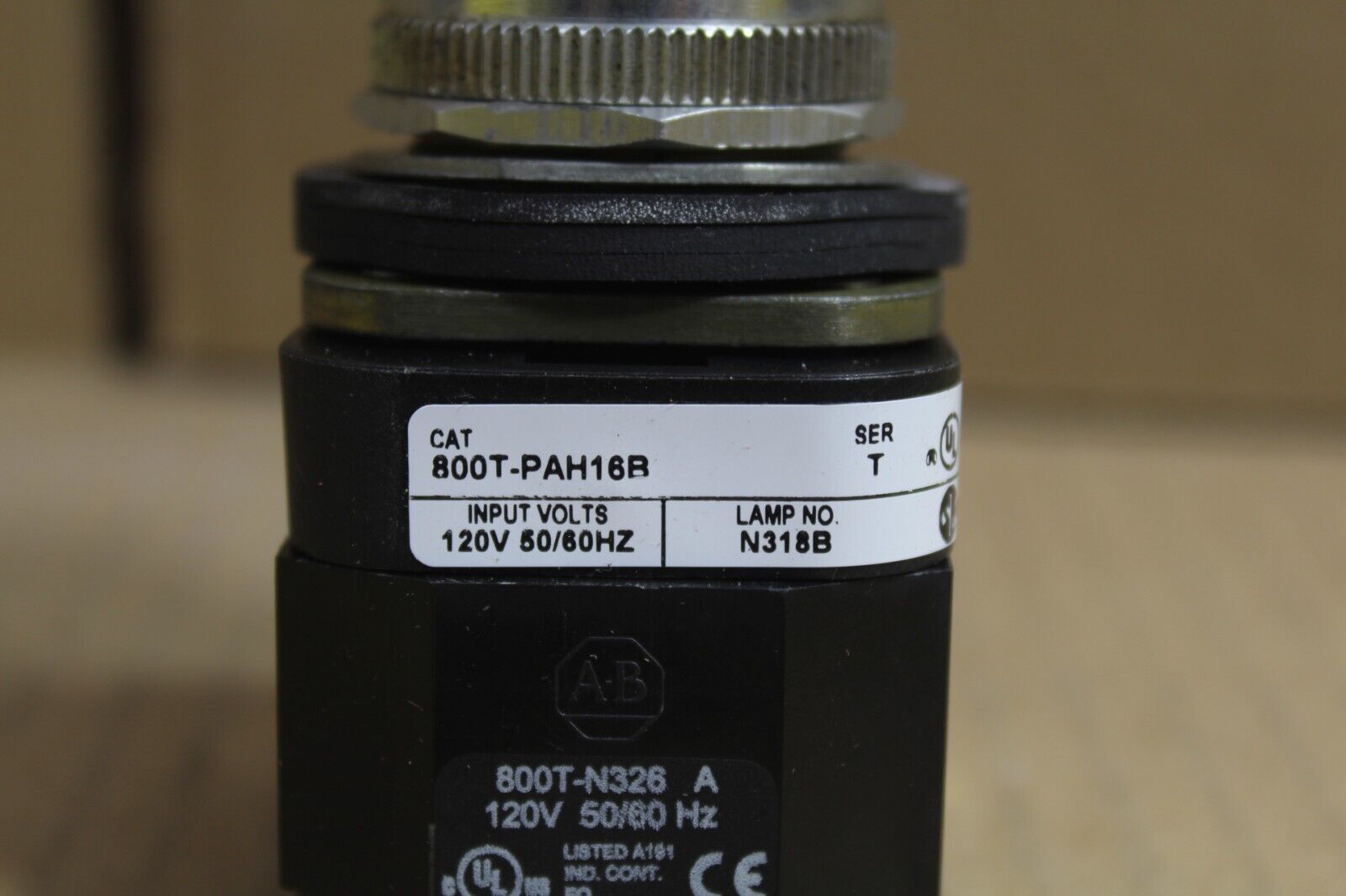 Allen Bradley 800T-PAH16B Blue Push Button