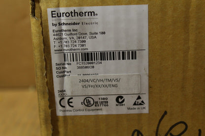 Eurotherm 2404/VC/VH/TM/V5/VS/FH/XX/XX/ENG Temperature Controller