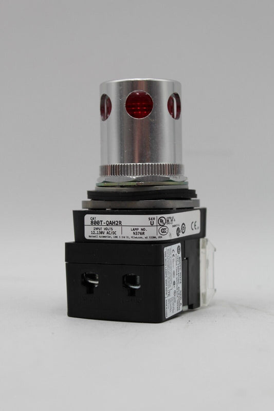 Allen-Bradley 800T-QAH2R Amber Push Button