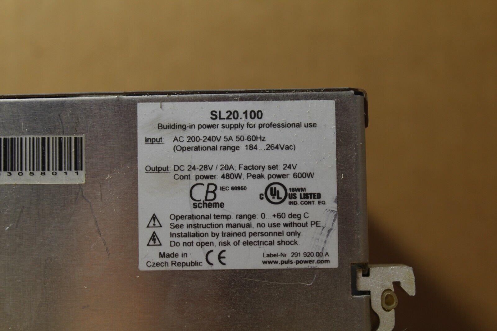 Puls SL20.100 Power Supply