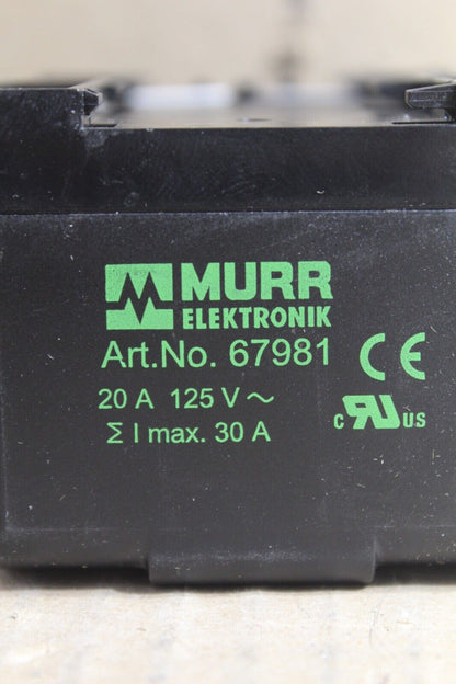 MURR Electronik 67981 Electrical Outlet