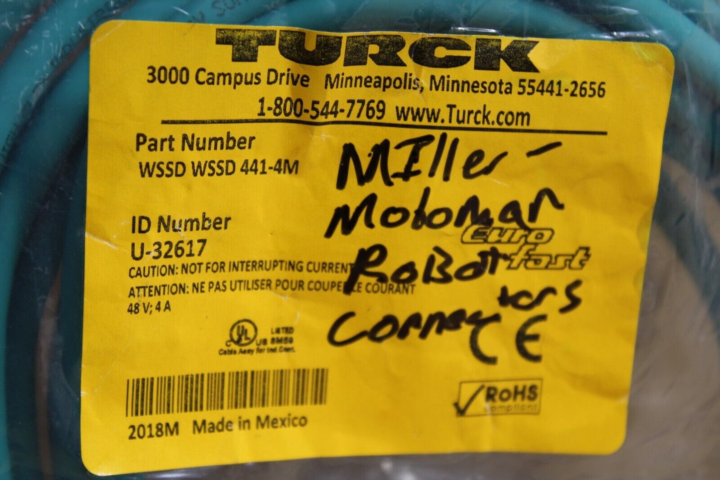Turck WSSD WSSD 441-4M Cable