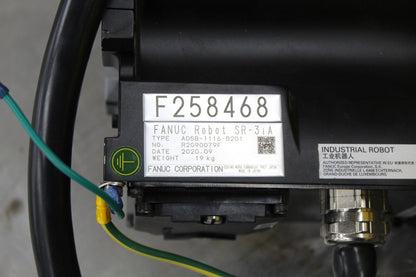 Fanuc Robot SR-3ia Scara w/Matching R-30ib Controller and Pendant 09-2020 200hrs