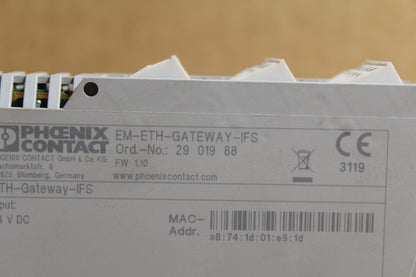 Phoenix Contact EM-ETH-GATEWAY-IFS Motor Starter