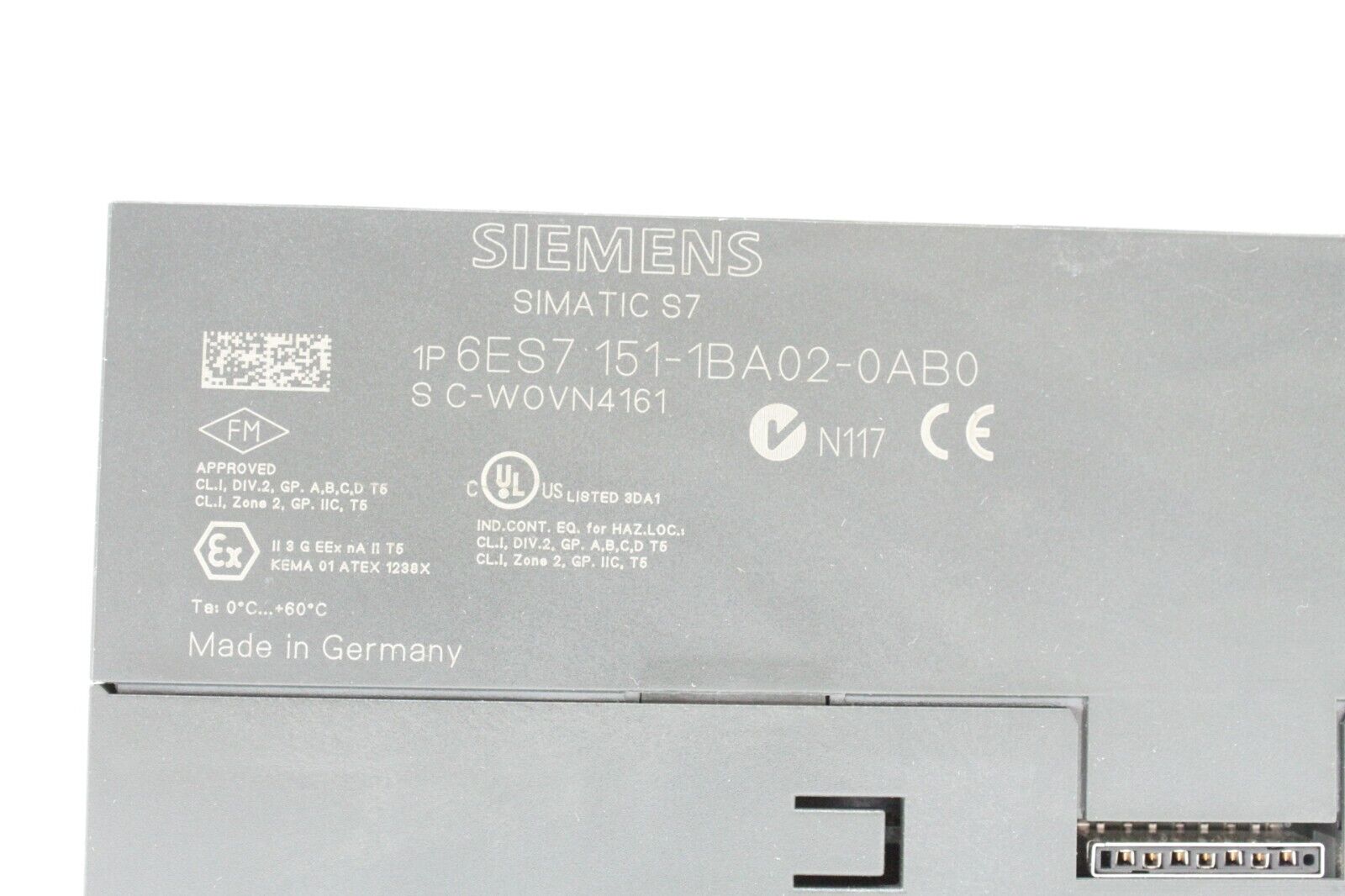 Siemens 6ES7 151-1BA02-0AB0 Simatic S7 Interface Module