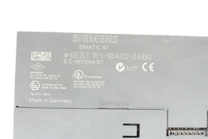 Siemens 6ES7 151-1BA02-0AB0 Simatic S7 Interface Module