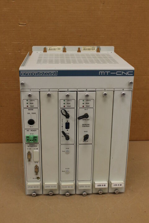 INDRAMAT MT-CNC-004-15VRS-NN W/ CPU, APBR, PLCB & BGRNTB POWER SUPPLY