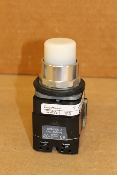 ALLEN-BRADLEY 800TC-PTH16W WHITE PILOT LIGHT