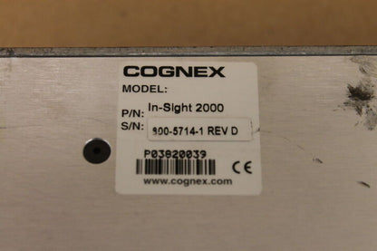 COGNEX 800-5714-1 REV. D IN-SIGHT 2000 CONTROLLER