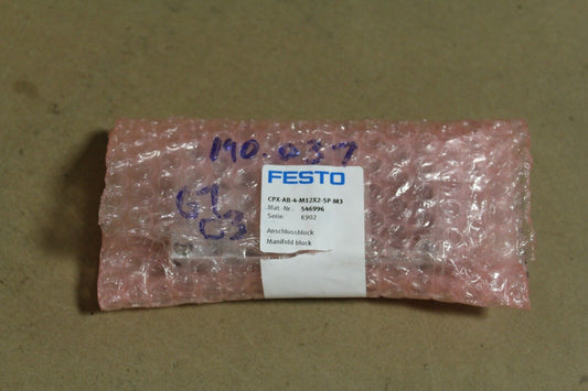 FESTO CPX-AB-4-M12X2-5P-M3 MANIFOLD BLOCK