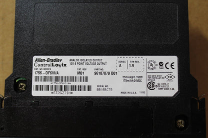 Allen-Bradley 1756-OF6VI/A ControlLogix Analog Isolated Output Module