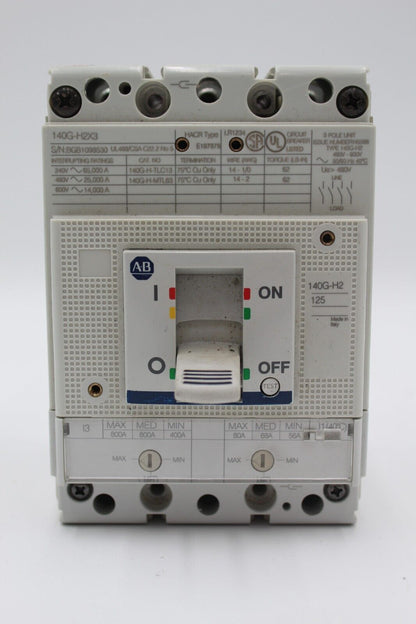 Allen Bradley 140G-H2X3 Circuit Breaker 140G-H2F3-C80