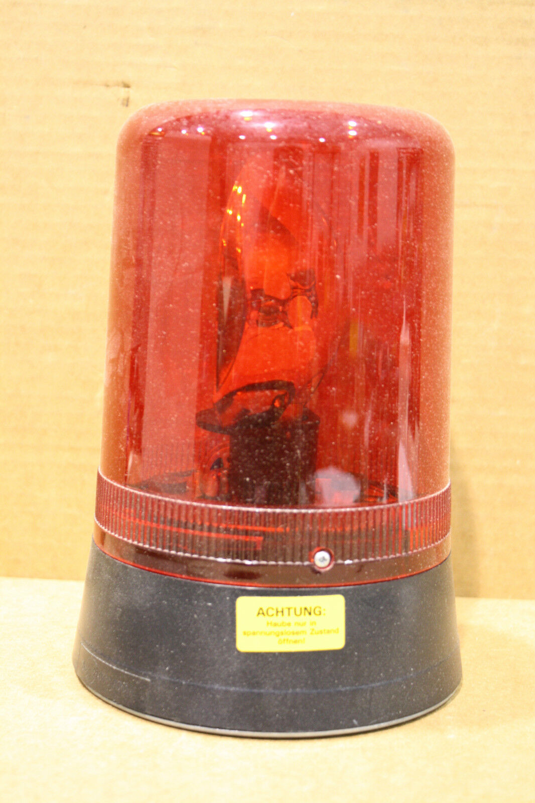 WERMA 88015268 ROTATING MIRROR RED BEACON LIGHT