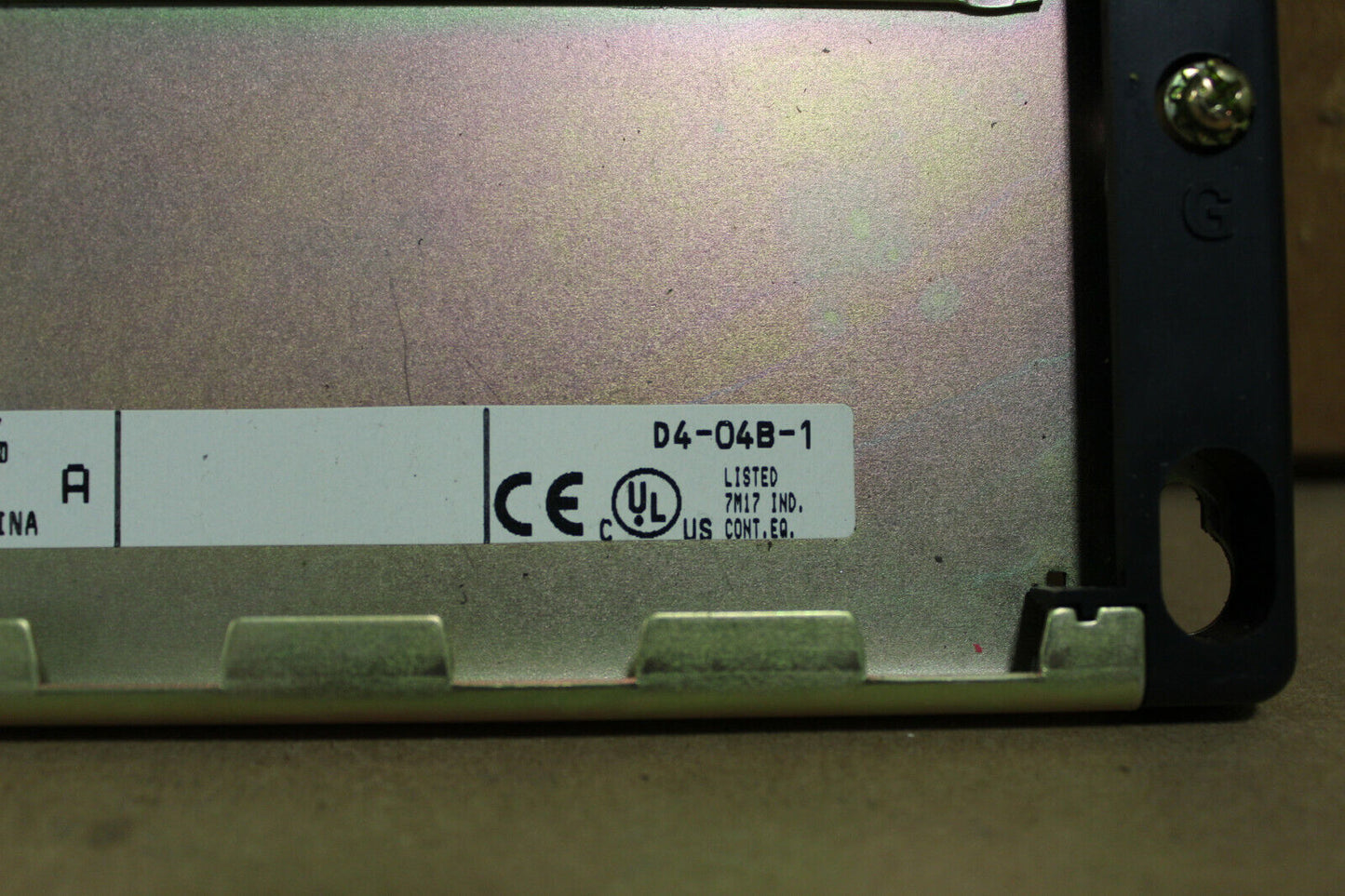 Koyo Automation Direct D4-04B-1 4-Slot Base