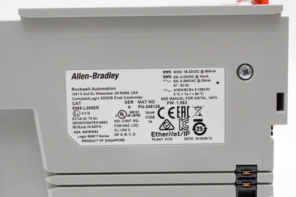 Allen-Bradley 5069-L306ER CompactLogix 600kb Enet Controller