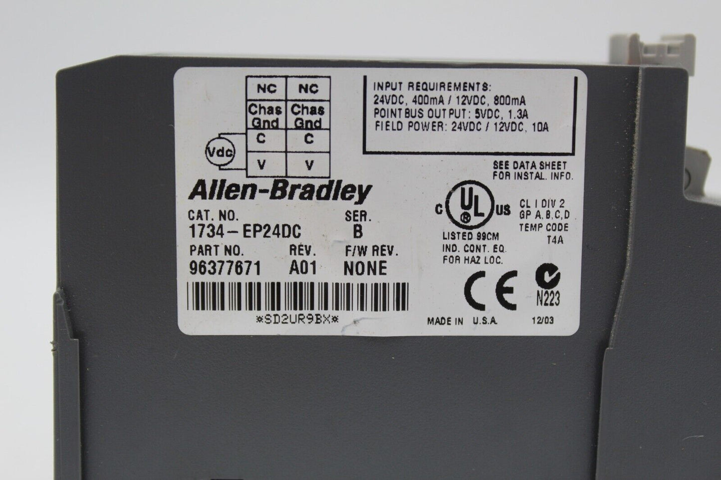 Allen-Bradley 1734-EP24DC Point I/O Expansion Power Module