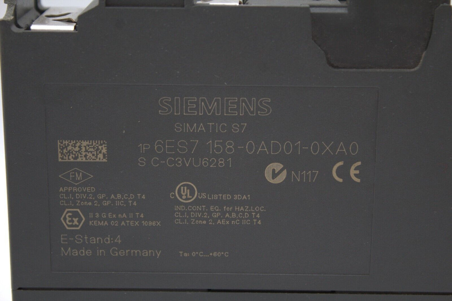 Siemens 6ES7 158-0AD01-0XA0 Simatic S7 DP Coupler Module 6ES7158-0AD01-0XA0