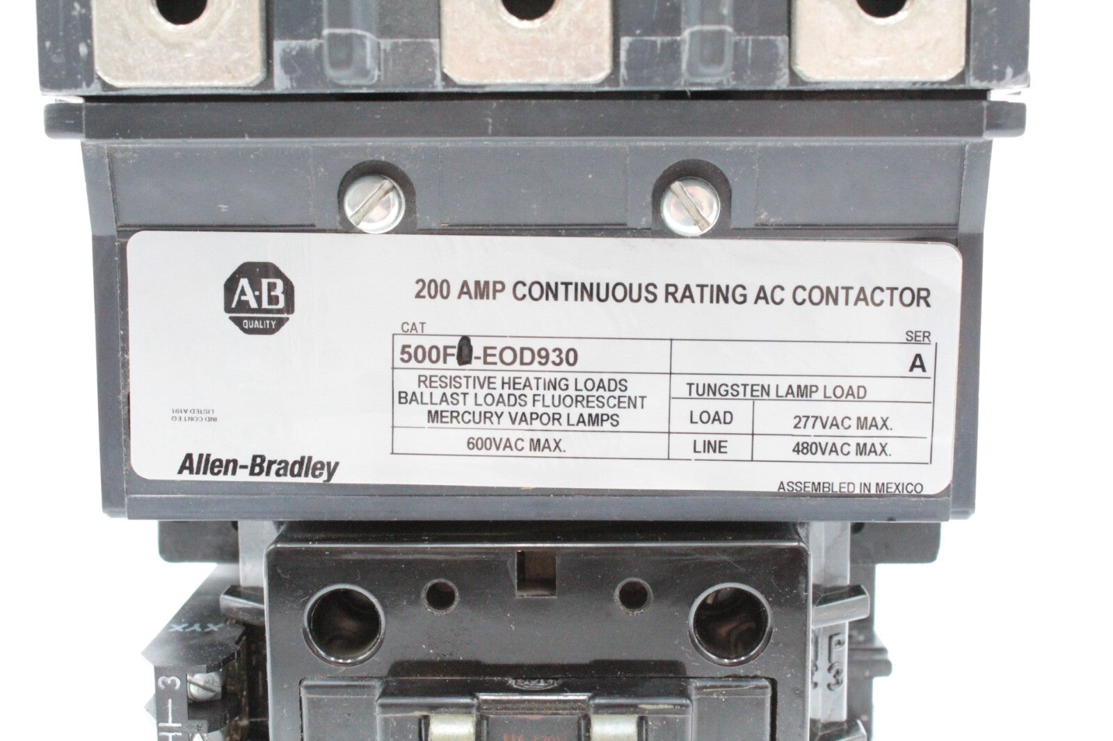 Allen-Bradley 500F-EOD930 Size 4 100HP Starter