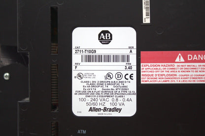 Allen-Bradley 2711-T10G9 PanelView 1000 Touch Panel