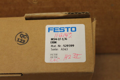 FESTO MS4-LF-1/4-ERM FILTER
