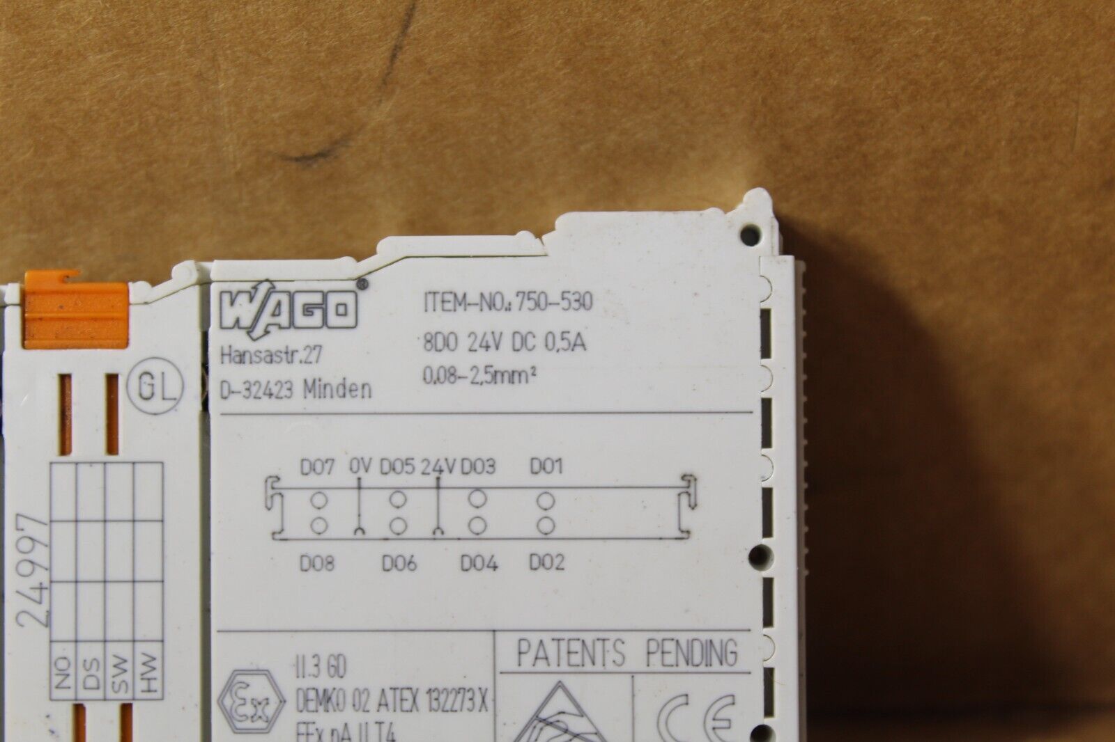 Wago 750-530 8 Channel Digital Output Module