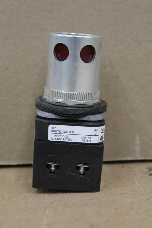 Allen Bradley 800TC-QAH2R Red Push Button