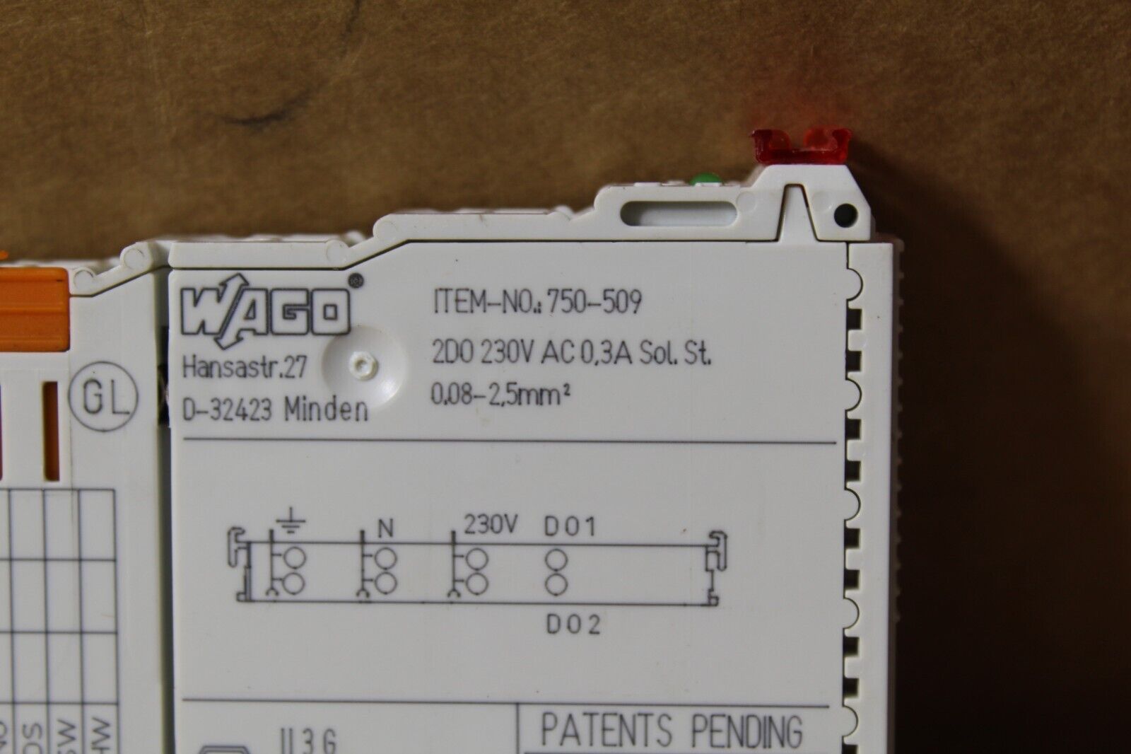 Wago 750-509 4 Channel Digital Input Module