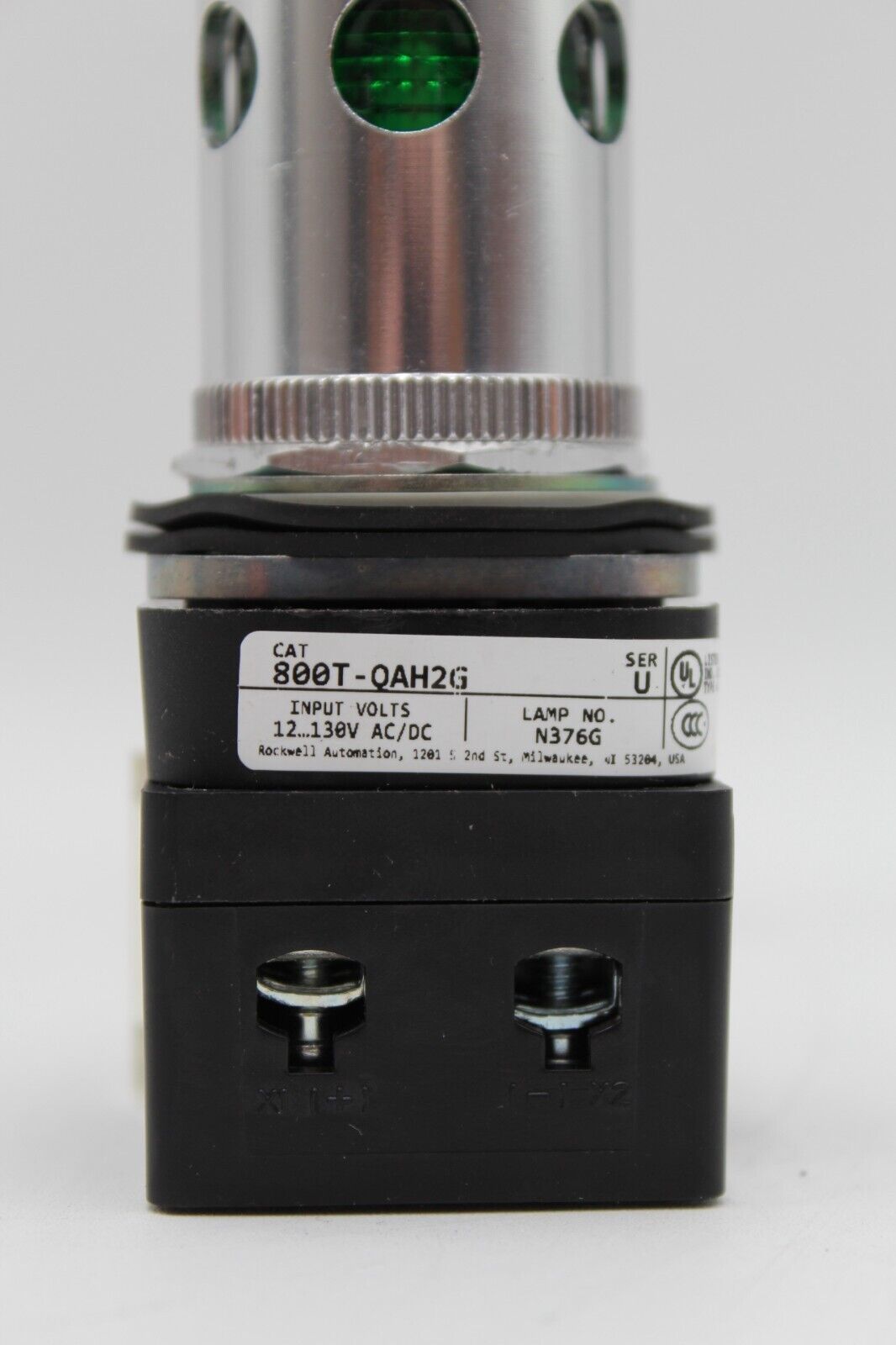 Allen-Bradley 800T-QAH2G Green Push Button