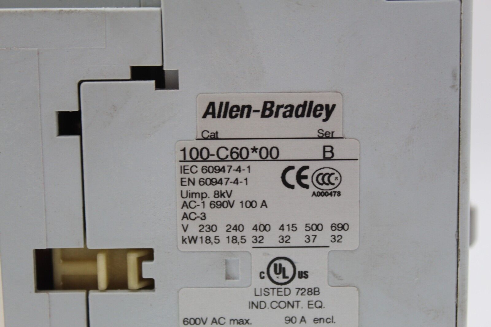 Allen-Bradley 100-C60*00 Contactor Relay