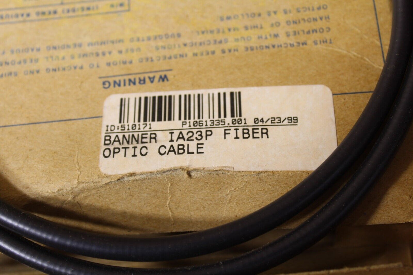 Banner IA23P Fiber Optic Sensor Cable