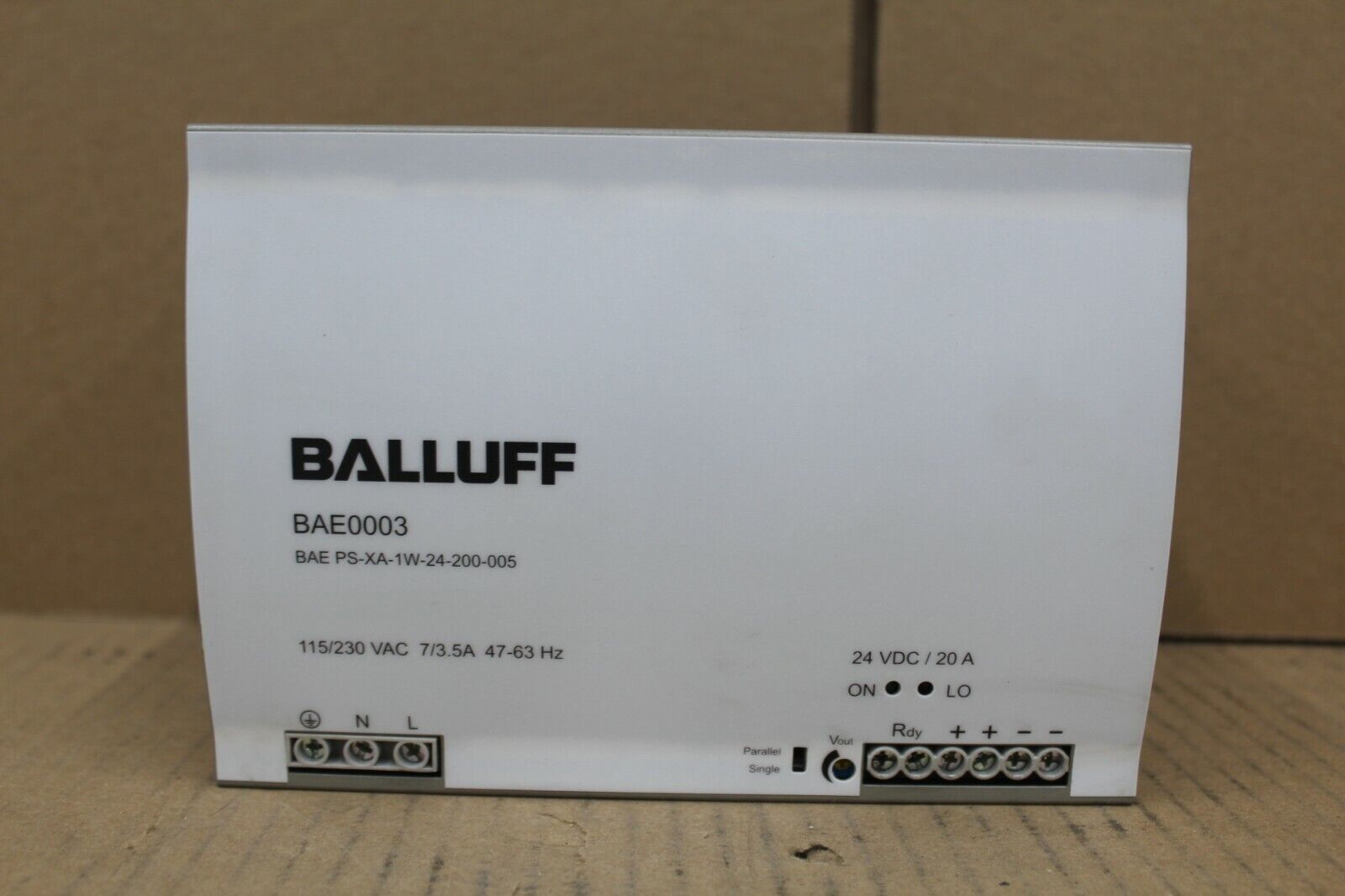 Balluff BAE PS-XA-1W-24-200-005 Power Supply