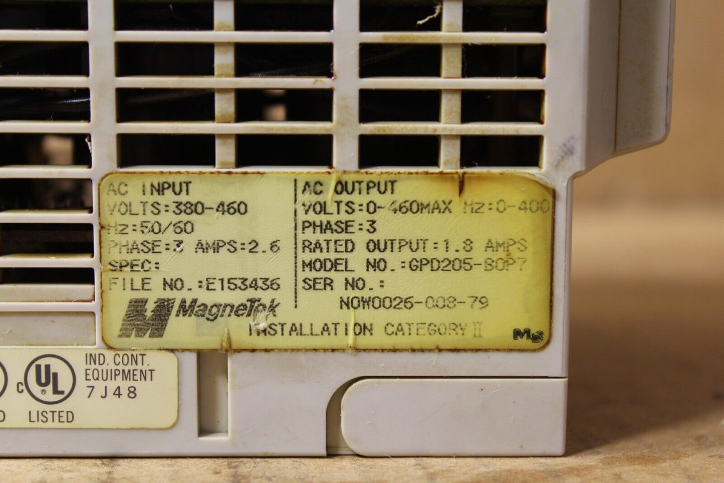 Yaskawa Electric GPD205-B0P7 Inverter