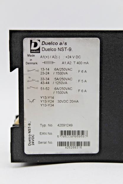 Duelco NST-9 Emergency Stop Relay
